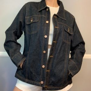 Gloria Vanderbilt Dark Denim Jacket